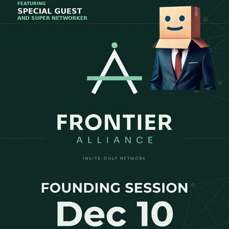 Cover Image for Frontier Alliance Founding Session