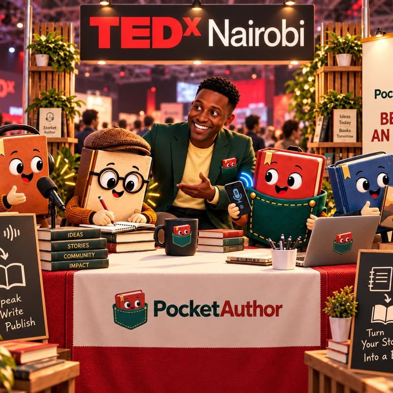 Cover Image for PocketAuthor at TEDxNairobi: A Book for Future Generations