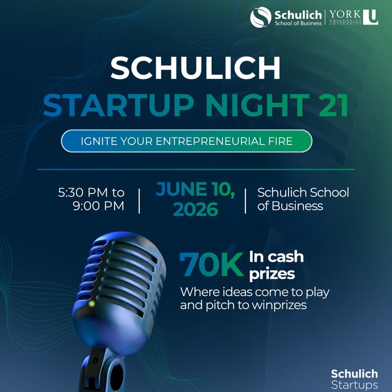 Cover Image for Schulich Startup Night 21