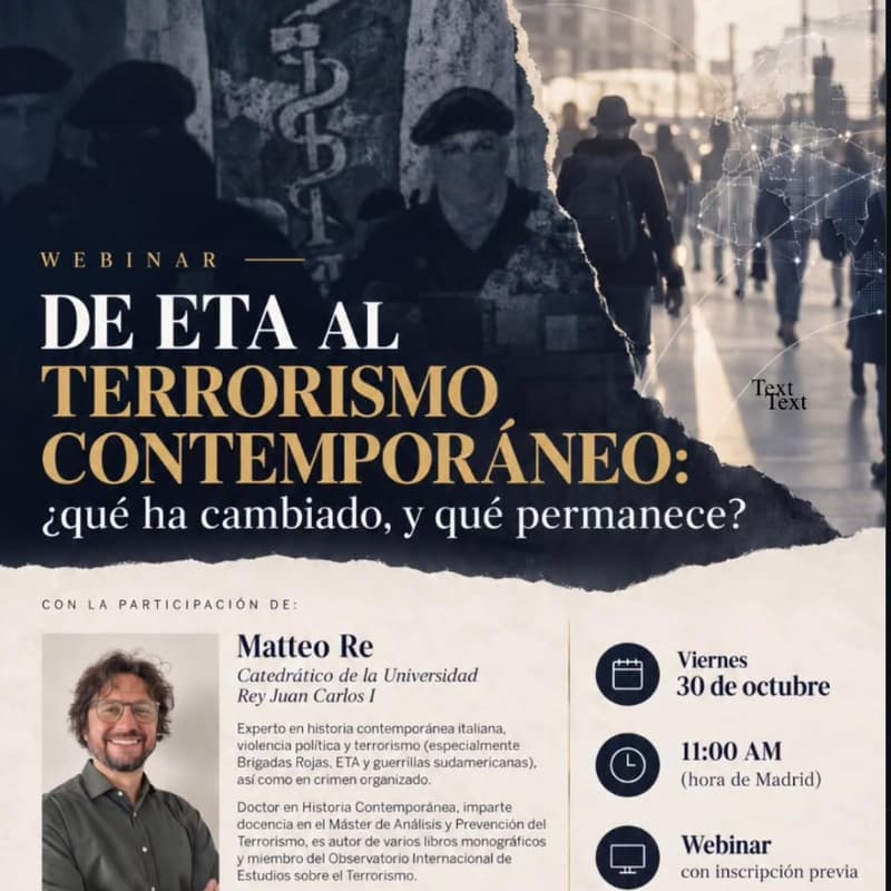 Cover Image for DE ETA AL TERRORISMO CONTEMPORÁNEO