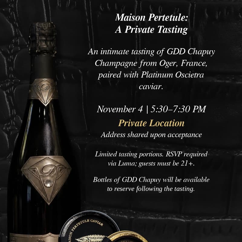 Cover Image for Maison Pertetule: A Private Tasting