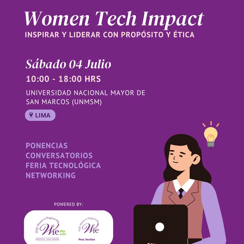 Cover Image for "Women Tech Impact 2026: Inspirar y liderar con propósito y ética"