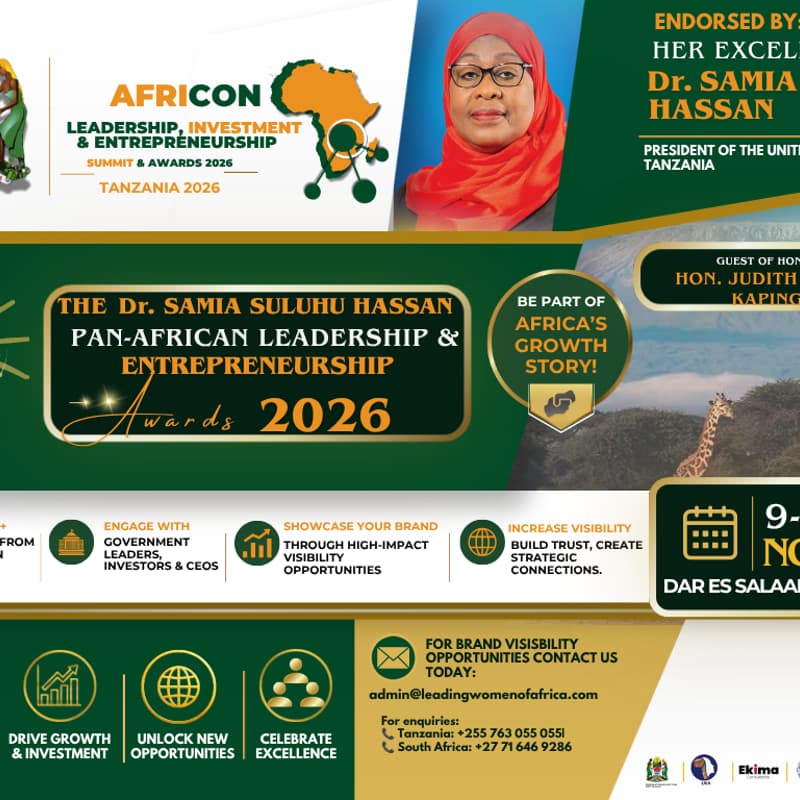 Cover Image for Africa Connect (AFRICON) Leadership, Investment & Entrepreneurship Summit & Awards 2026, Dar Es Salaam, 09-11 Nov. 2026