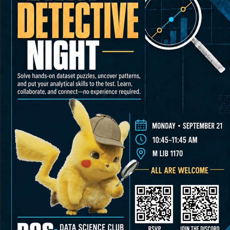 Cover Image for Data Detective Night