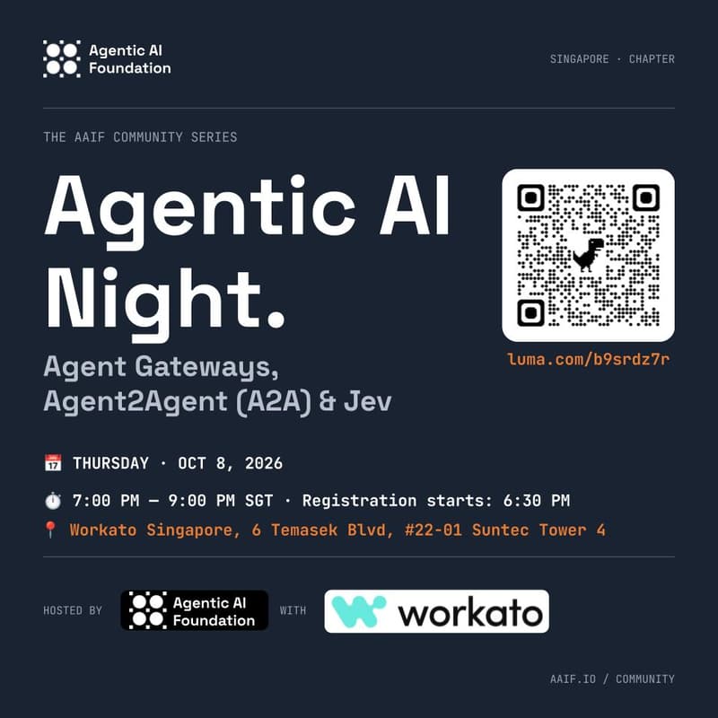 Cover Image for Agentic AI Night: Agent Gateways, A2A, & Jev