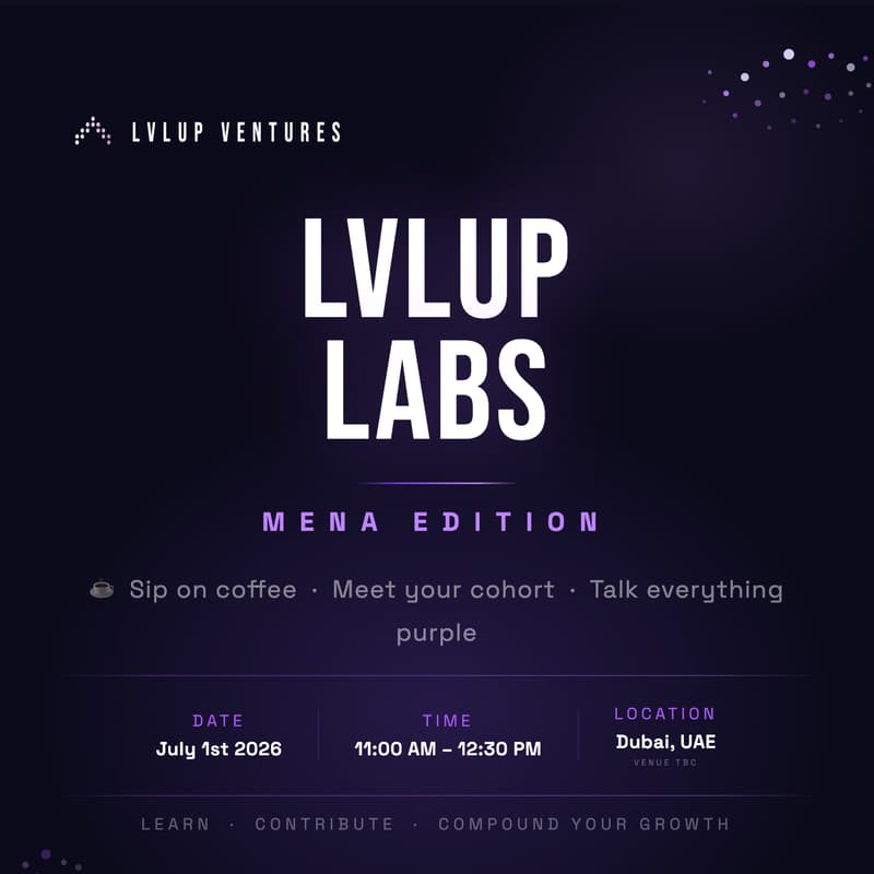 Cover Image for LvlUp Ventures - MENA edition