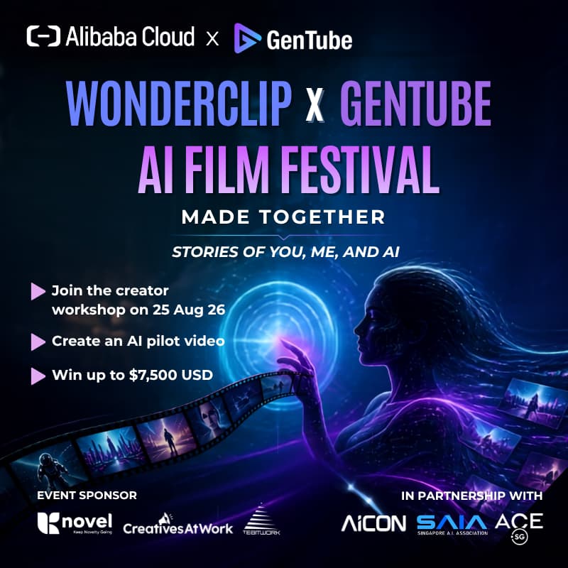 Cover Image for WonderClip x GenTube AI Film Festival