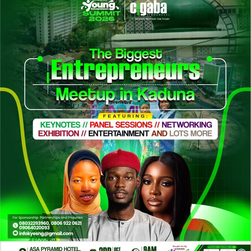 Cover Image for Kaduna Young Entrepreneurs Summit 3.0 (KYES 3.0)