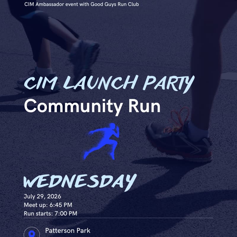 Cover Image for 2026 California International Marathon (CIM) Launch Party Community Run