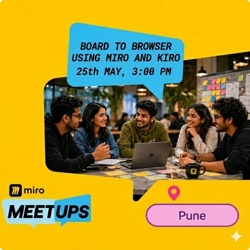 Cover Image for Board to browser using Miro and Kiro