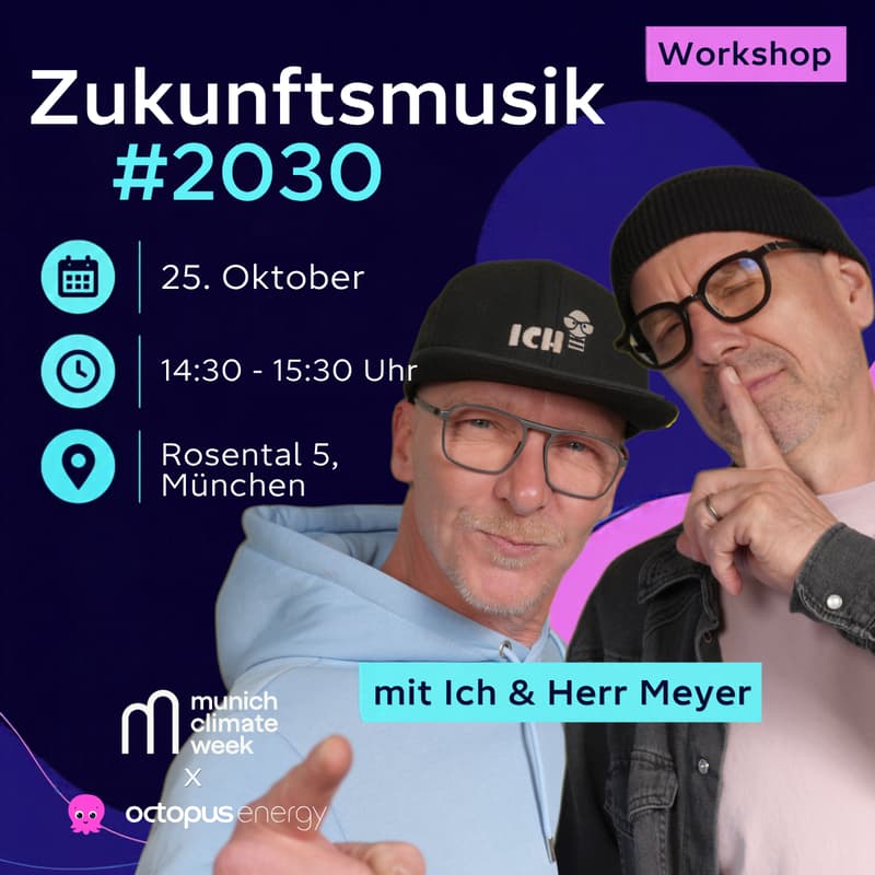 Cover Image for Zukunftsmusik #2030 – Ein musikalischer Workshop mit Ich & Herr Meyer