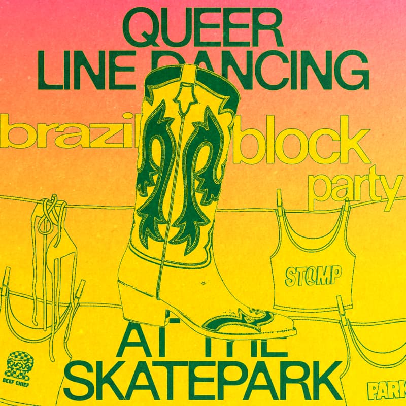 Cover Image for QUEER LINE DANCING @ THE SKATEPARK 🇧🇷 BRAZIL BLOCK PARTY