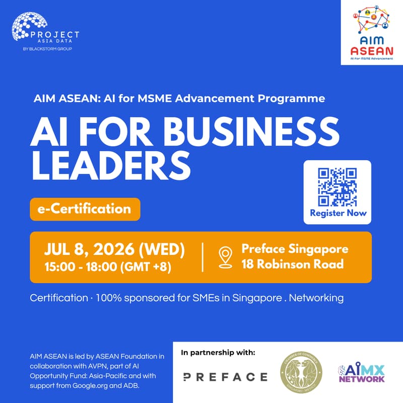 Cover Image for AI Training for Business Leaders X Preface β AIM ASEAN Certification