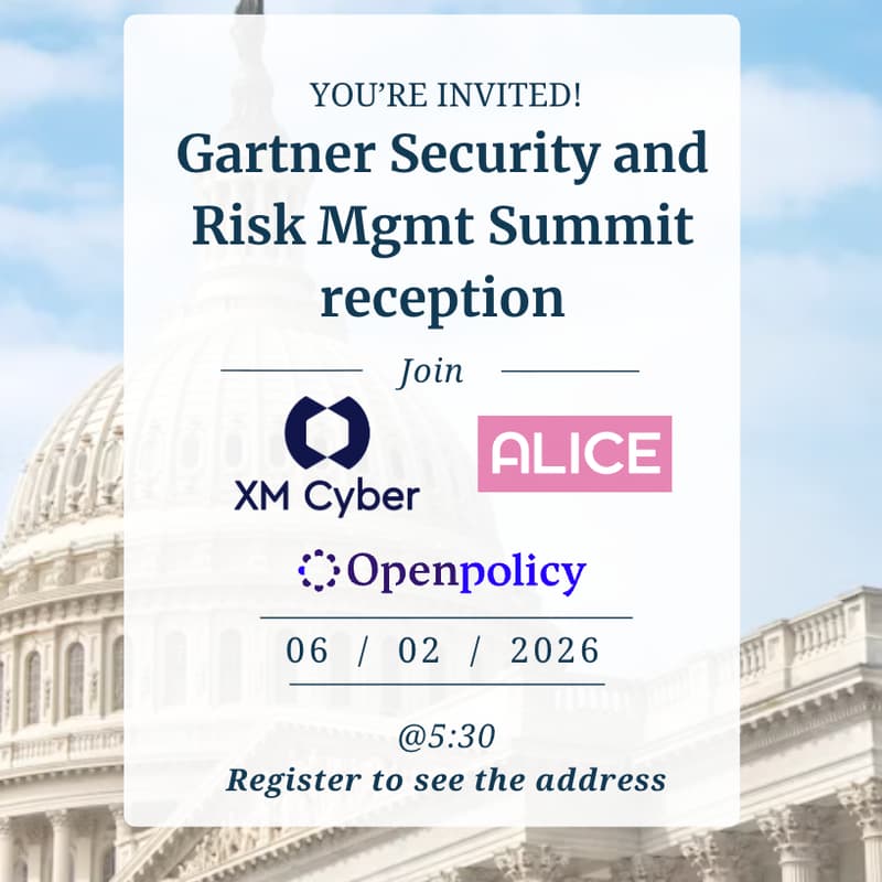 Cover Image for Gartner Security and Risk Summit reception