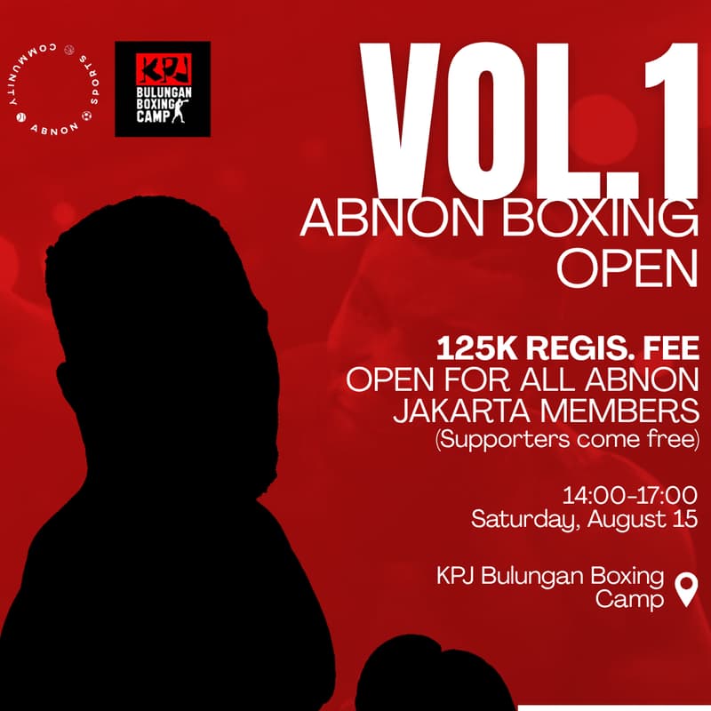 Cover Image for Abnon Boxing Open Vol. 1 @KPJ Bulungan