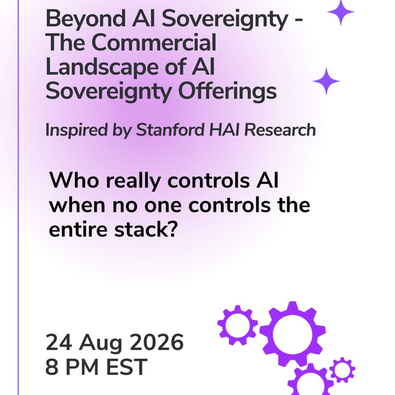 Cover Image for AWAAI Roundtable: Beyond AI Sovereignty – The Commercial Landscape of AI Sovereignty Offerings