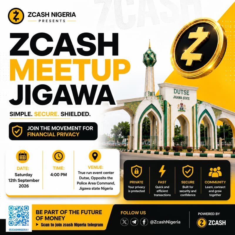 Cover Image for Zcash Meetup Jigawa