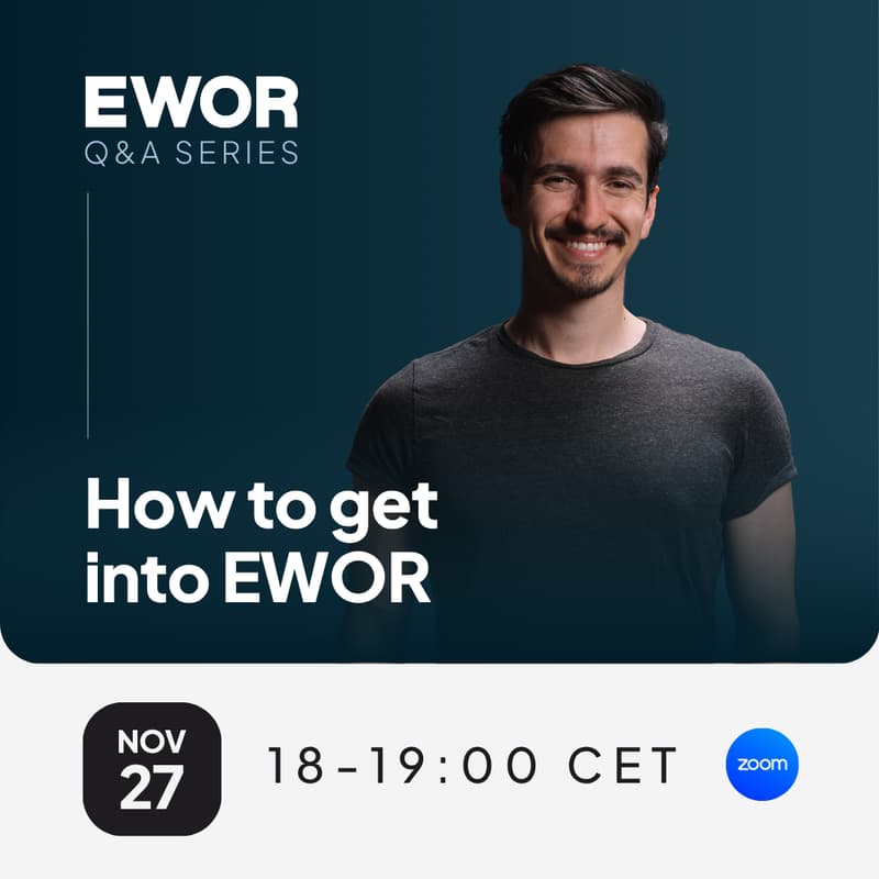 Cover Image for Q&A Series Webinar #2 - How to get into EWOR