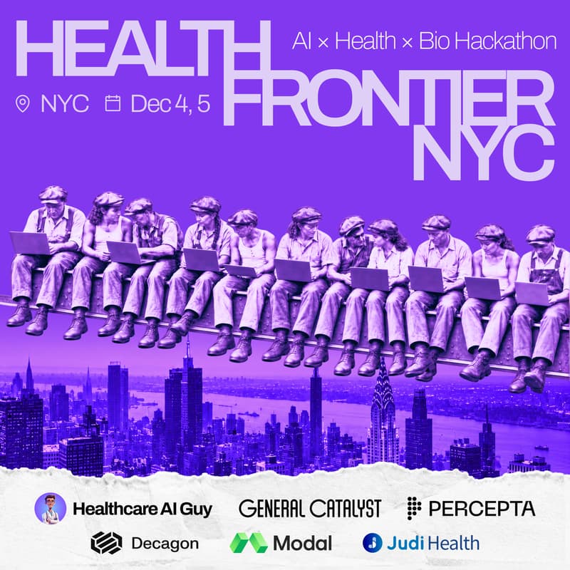 Cover Image for Health Frontier NYC Hackathon 🗽