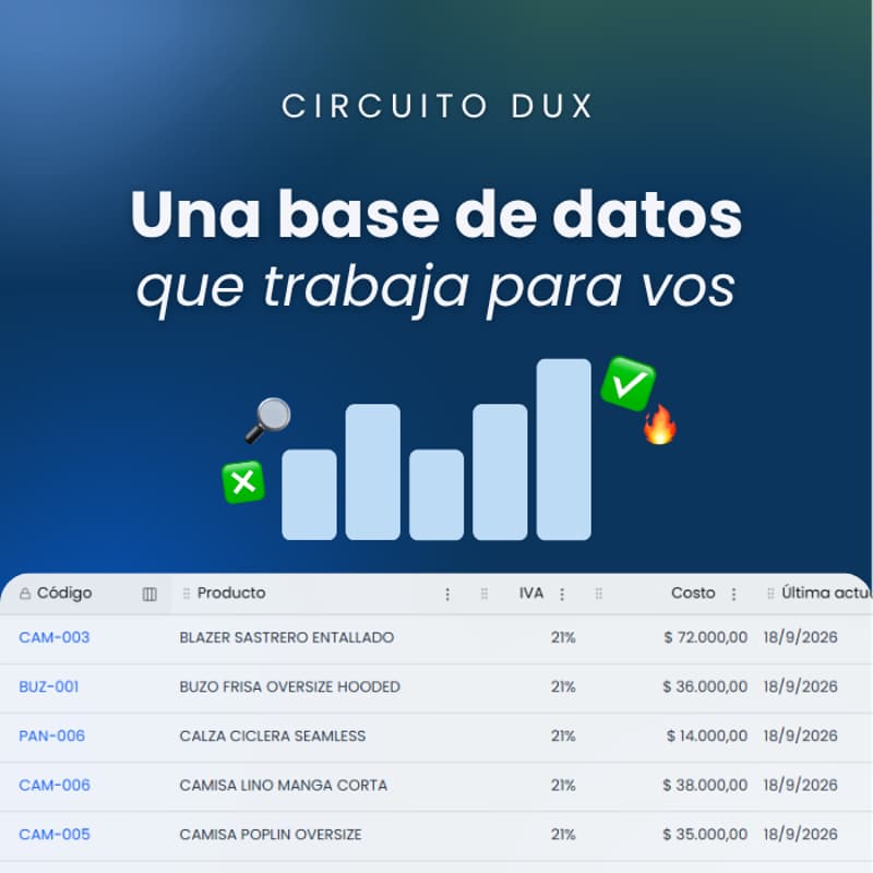 Cover Image for Circuito Dux: Una base de datos que trabaja para vos 📂