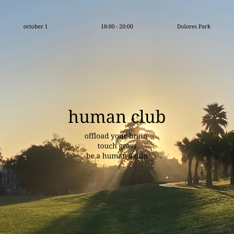 Cover Image for human club