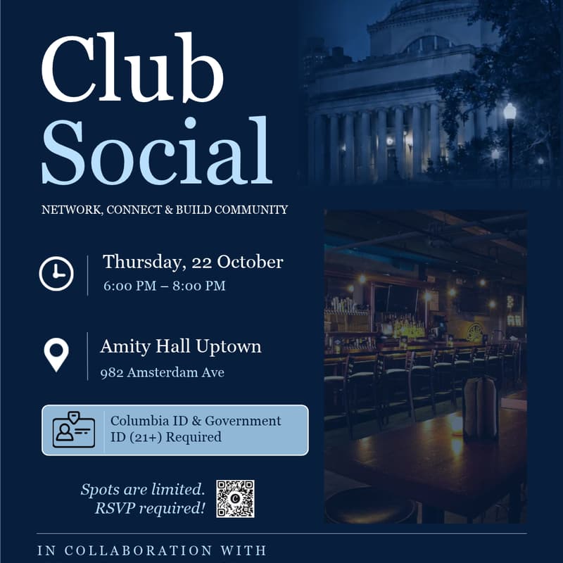 Cover Image for Club Social | Fall 2026