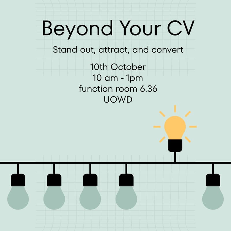 Cover Image for Beyond your CV