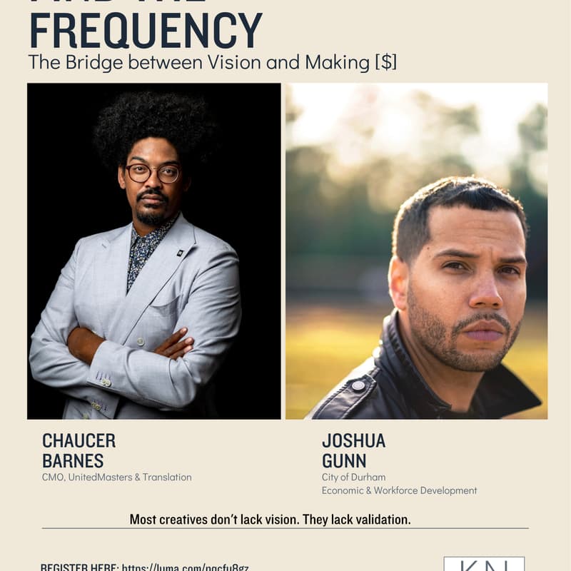Cover Image for Find the Frequency: The Bridge between Vision and Making [$]
