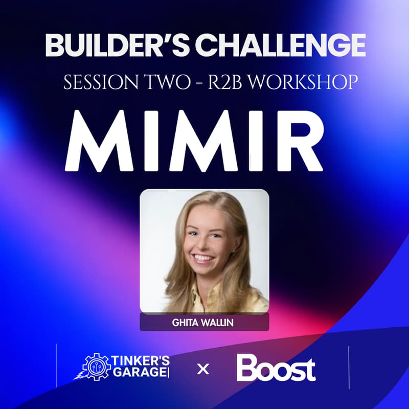 Cover Image for Builder's Challenge Series: Session 2: MIMIR Workshop (Research-to-Business)