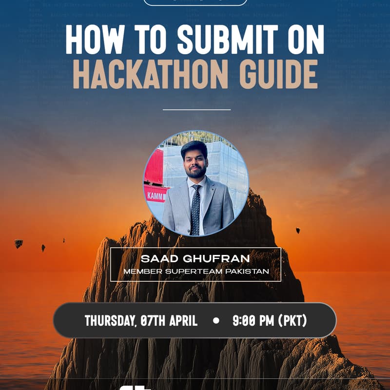 Workshop: How to submit on hackathon guide · Luma
