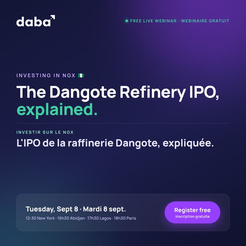 Cover Image for 🇳🇬 Investing in NGX: The Dangote Refinery IPO Explained / Investir sur le NGX : L'introduction en bourse de la raffinerie Dangote expliqué