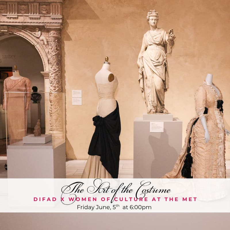 Cover Image for The Art of the Costume: DIFAD x Women of Culture at the Met