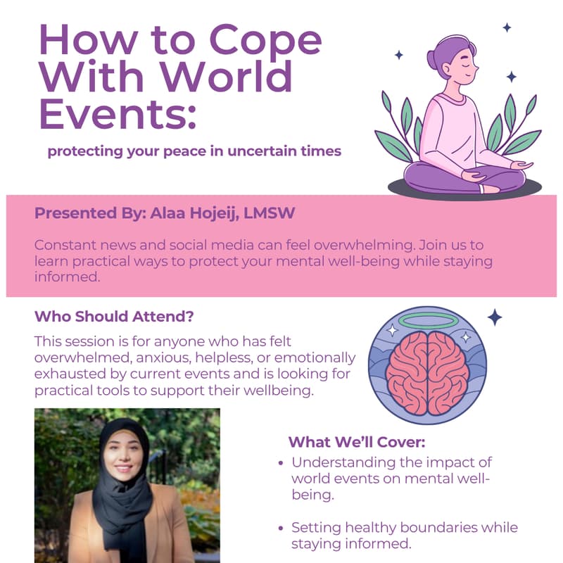 Cover Image for How To Cope With World Events: Protecting Your Peace In Uncertain Times 🧠✨