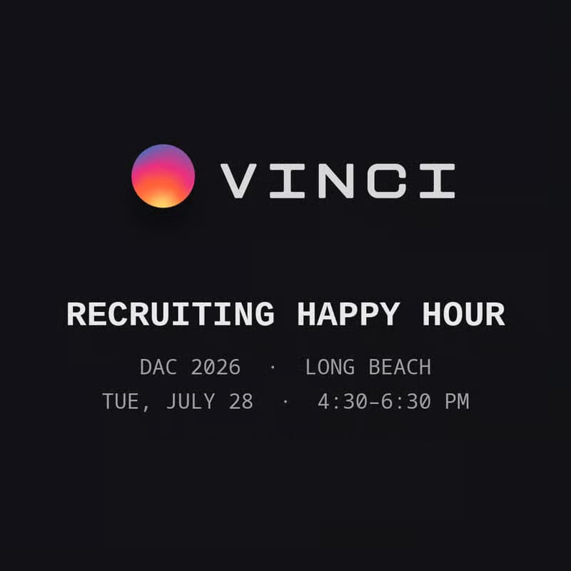 Cover Image for Vinci Recruiting Happy Hour at DAC 2026