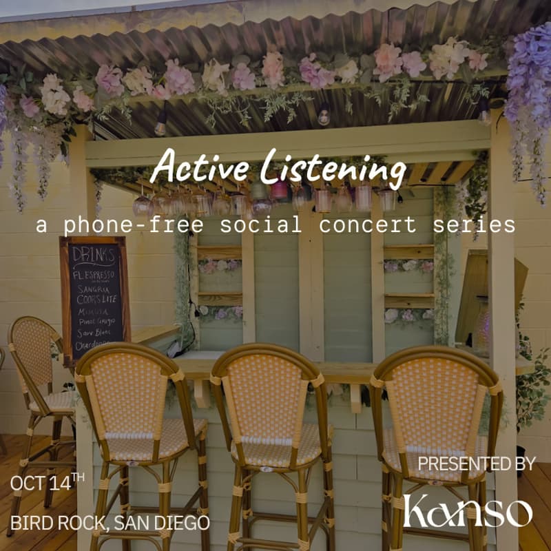 Cover Image for Active Listening: A Phone-Free Concert Series (San Diego)