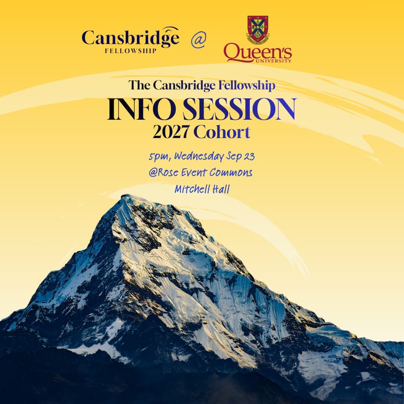 Cover Image for Cansbridge 2027 Info Session @Queen's