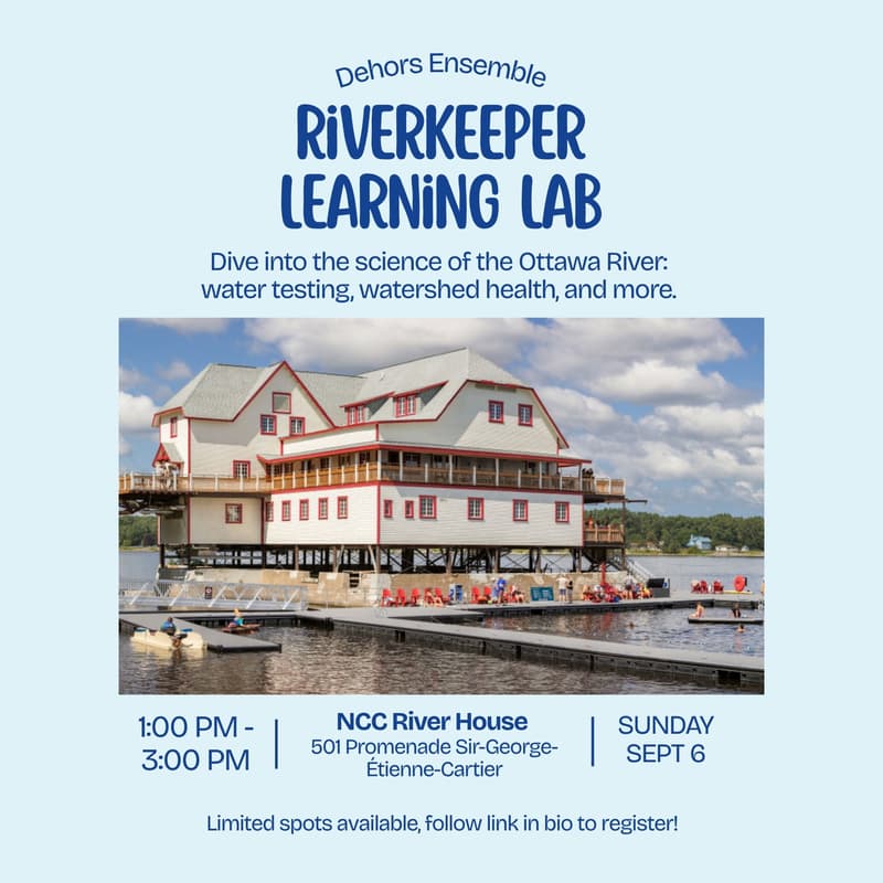 Cover Image for Ottawa Riverkeeper Learning Lab+ Swim!