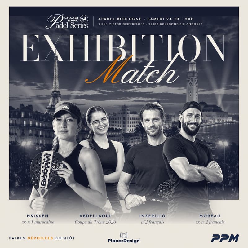 Cover Image for Exhibition Match · Chaabi Bank Padel Series