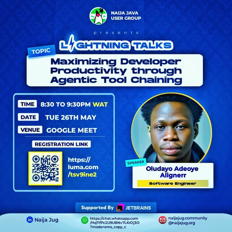 Cover Image for Maximizing Developer Productivity through Agentic Tool with Oludayo Adeoye