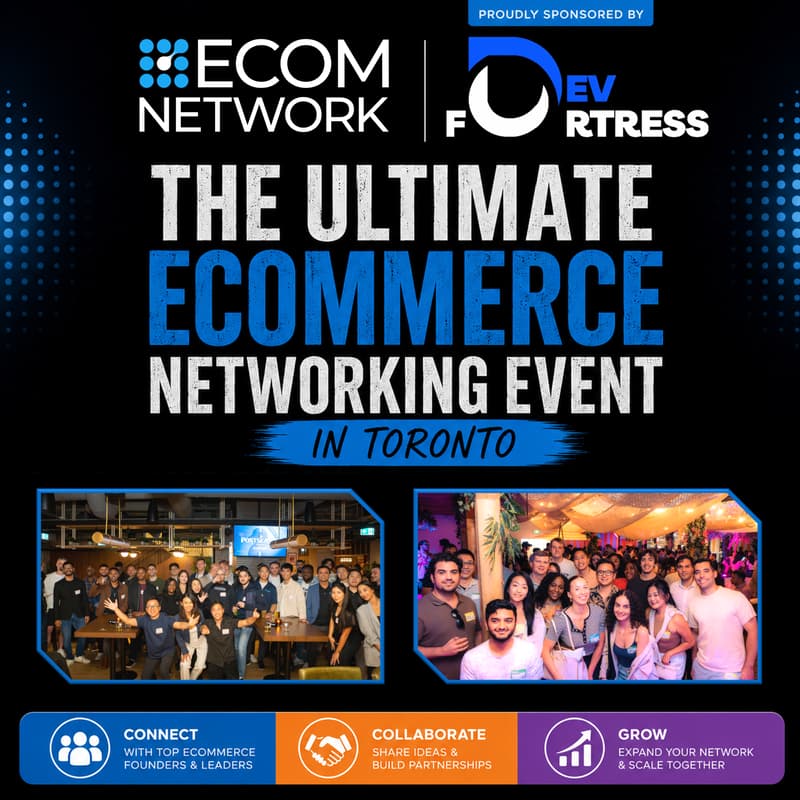 Cover Image for Toronto’s Largest Ecommerce Networking Event – Rooftop Entrepreneurs Mixer🌴🍹