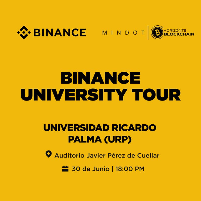 Cover Image for Binance University Tour - Universidad Ricardo Palma, Lima