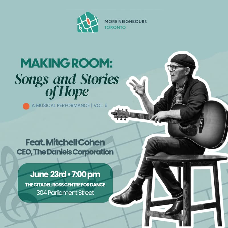 Cover Image for Making Room: Songs and Stories of Hope | Feat. Mitchell Cohen, CEO of The Daniels Corporation