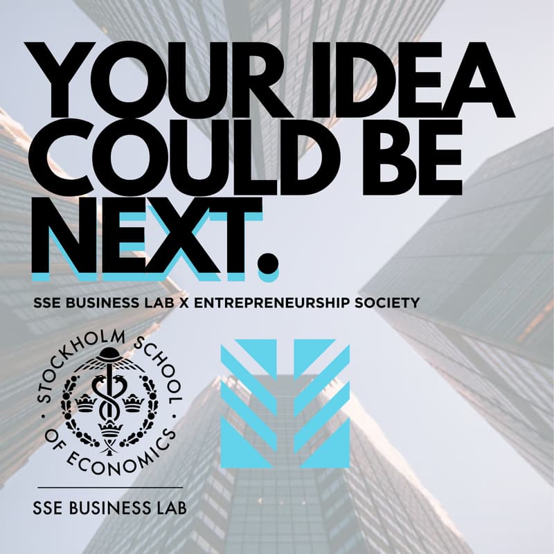 Cover Image for The Workshop: Your Idea Could Be Next with Entrepreneurship Society in Partnership with SSE Business Lab
