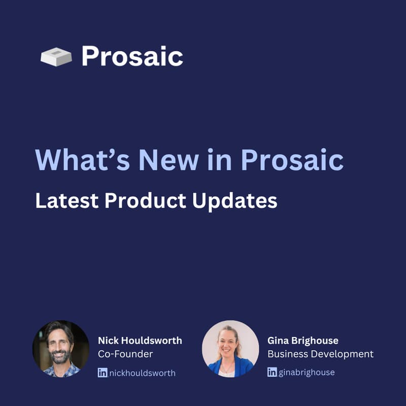 Cover Image for What's New in Prosaic