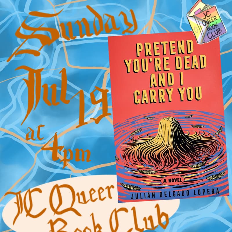 Cover Image for JCQBC READS: PRETEND YOU'RE DEAD AND I CARRY YOU