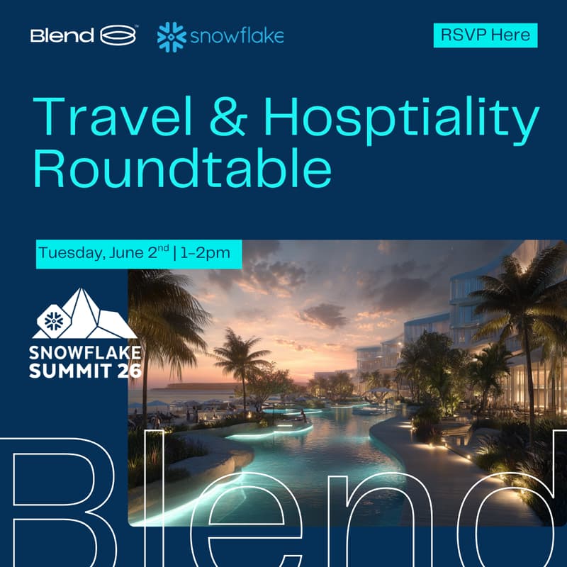 Cover Image for Travel & Hospitality Roundtable at Snowflake Summit 26'