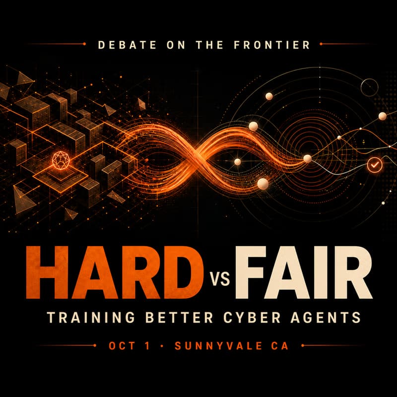 Cover Image for Hard vs Fair: Training Better Cyber Agents (and COLM Pre-Party)