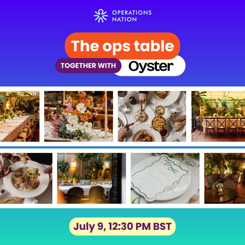 Cover Image for The ops table (lunch edition)