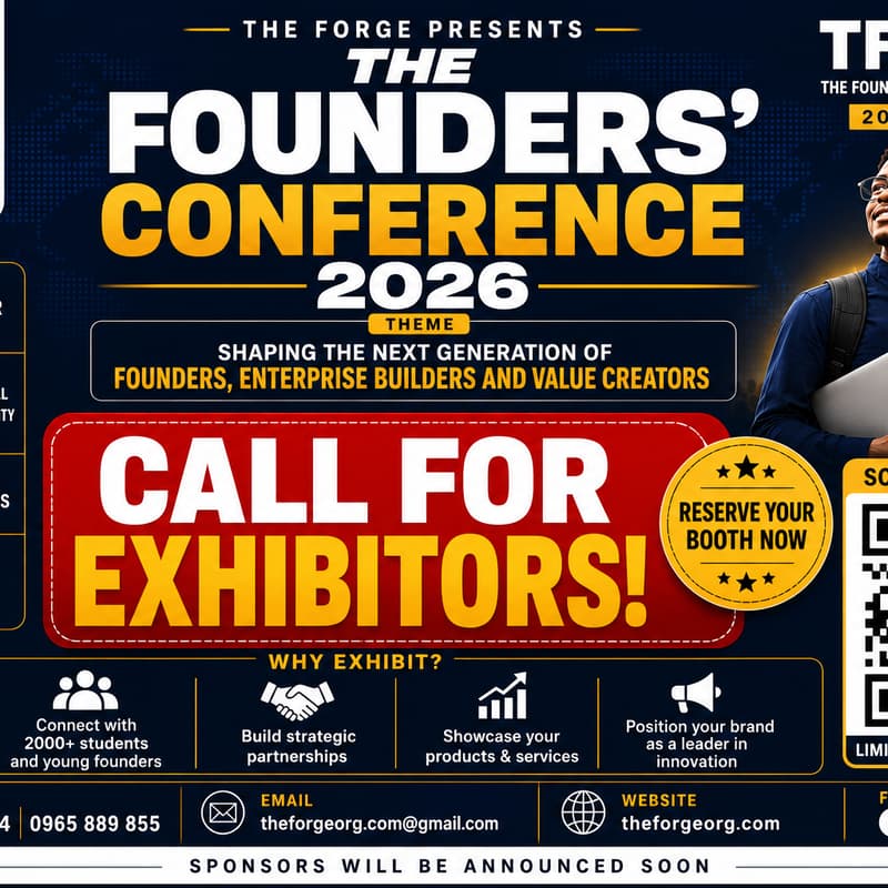 Cover Image for THE FOUBDERS CONFERENCE 2026 CALL FOR EXHIBITORS