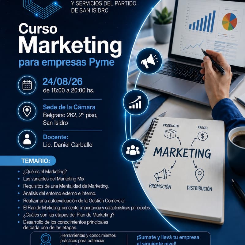 Cover Image for Curso Marketing para empresas PyME
